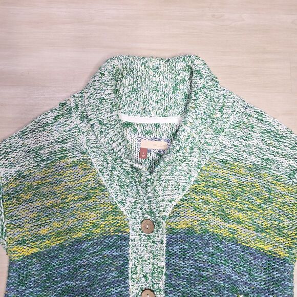 Anthropologie Pilcro Mountain Sunset Embroidered Cardigan Sweater Size Small - Picture 4 of 10